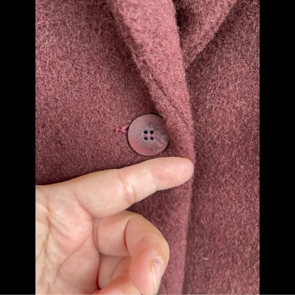 eileen fisher camel coat size 2 x - Picture 4 of 7